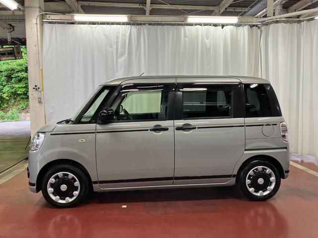 ムーヴキャンバスＧブラックアクセントＶＳ　ＳＡIII下取車　ナビ　ＴＶ　スマートキー　プッシュスタート　衝突被害軽減システム　ブルートゥース　両側電動スライドドア　シートヒーター　ＬＥＤヘッドランプ　レーンキープ　オートマチックハイビーム　オートライト（長崎県）の中古車