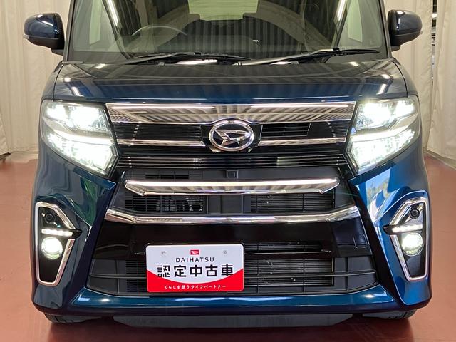 タントカスタムＲＳスタイルセレクション下取車　衝突被害軽減ブレーキ　スマートキー　追従クルーズ　両側オートスライドドア　アイドリングストップ　バックモニター　ターボエンジン　前席シートヒーター　ナビＴＶ　ＬＥＤライト　ドラレコ付き（長崎県）の中古車