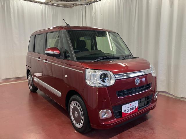 ムーヴキャンバスセオリーＧターボ元試乗車　アダプティブクルーズコントロール　シートヒーター　電動格納式ドアミラー　両側電動スライドドア　車線逸脱警報　ＬＥＤヘッドランプ　オートマチックハイビーム　スマートキー　プッシュスタート（長崎県）の中古車