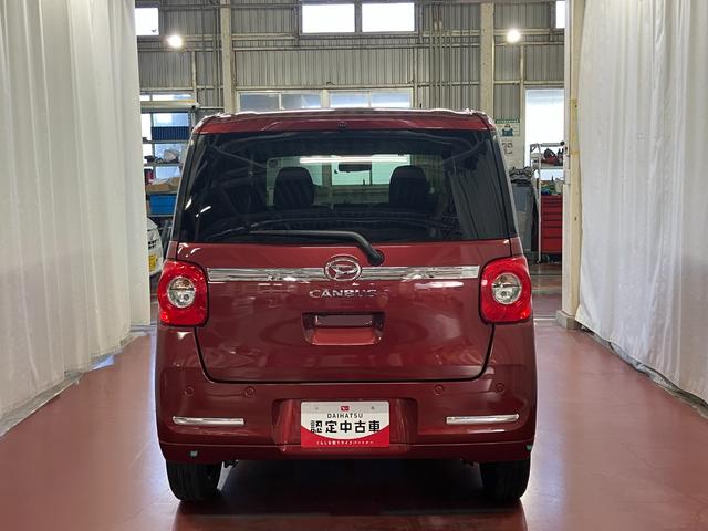 ムーヴキャンバスセオリーＧターボ元試乗車　アダプティブクルーズコントロール　シートヒーター　電動格納式ドアミラー　両側電動スライドドア　車線逸脱警報　ＬＥＤヘッドランプ　オートマチックハイビーム　スマートキー　プッシュスタート（長崎県）の中古車