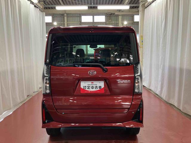 タントカスタムＲＳ元展示車　ターボエンジン　両側電動スライドドア　アイドリングストップ　電動格納ミラー　シートヒーター　ＬＥＤヘッドランプ　禁煙　オートマチックハイビーム　１オーナー　オートライト　スマートキー（長崎県）の中古車