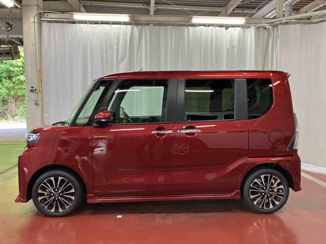 タントカスタムＲＳ元展示車　ターボエンジン　両側電動スライドドア　アイドリングストップ　電動格納ミラー　シートヒーター　ＬＥＤヘッドランプ　禁煙　オートマチックハイビーム　１オーナー　オートライト　スマートキー（長崎県）の中古車