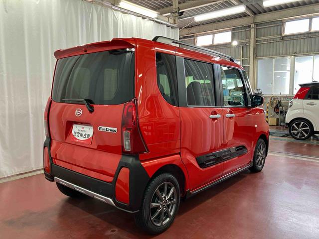 タントファンクロス元試乗車 衝突被害軽減システム 車線逸脱防止 両側電動スライドドア シートヒーター LEDヘッドランプ オートライト オートマチックハイビーム スマートキー ベンチシート プッシュスタート(長崎県)の中古車