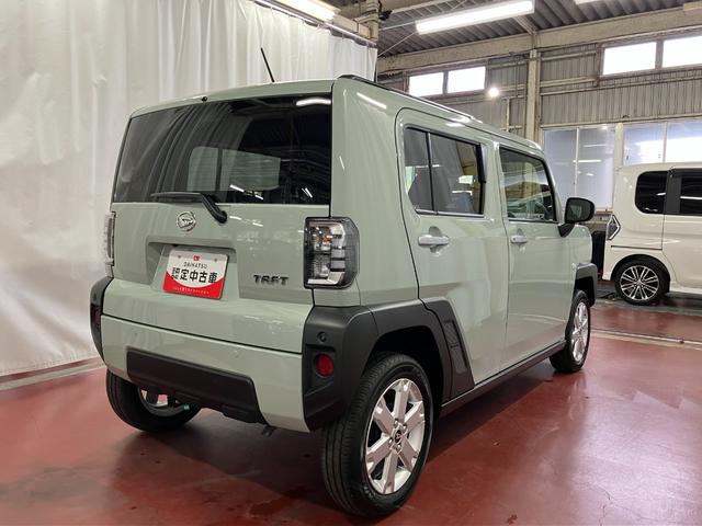 タフトＧ届出済未使用車　元展示車　アダプティブクルーズコントロール　衝突被害軽減システム　シートヒーター　アイドリングストップ　スマートキー　車線逸脱防止　１オーナー　オートマチックハイビーム　電動格納ミラー（長崎県）の中古車