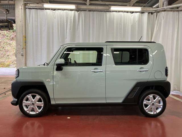 タフトＧ届出済未使用車　元展示車　アダプティブクルーズコントロール　衝突被害軽減システム　シートヒーター　アイドリングストップ　スマートキー　車線逸脱防止　１オーナー　オートマチックハイビーム　電動格納ミラー（長崎県）の中古車