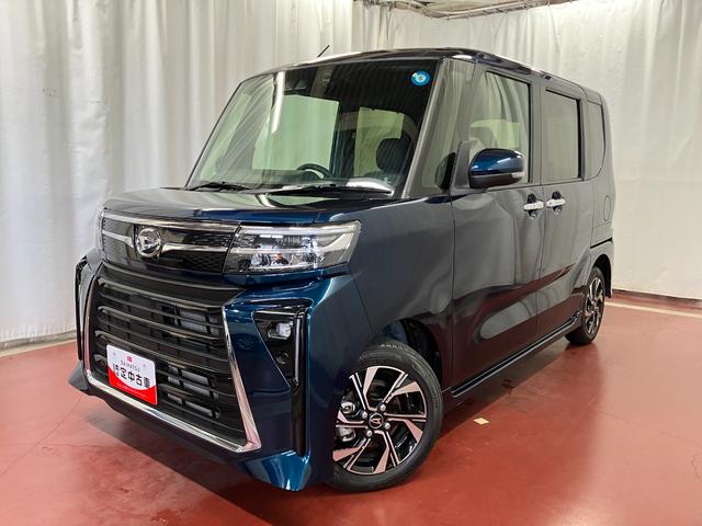 タントカスタムＸ元試乗車　９インチディスプレイオーディオ　バックカメラ　ＥＴＣ　前後ドライブレコーダー　アダプティブクルーズコントロール　シートヒーター　両側電動スライドドア　Ｂｌｕｅｔｏｏｔｈ　衝突被害軽減システム（長崎県）の中古車