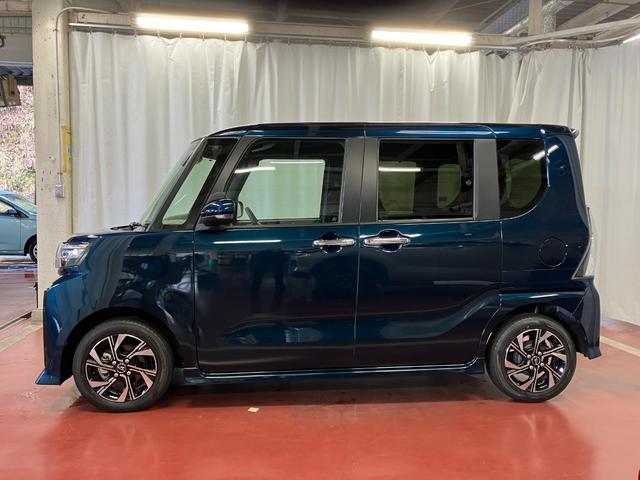 タントカスタムＸ元試乗車　９インチディスプレイオーディオ　バックカメラ　ＥＴＣ　前後ドライブレコーダー　アダプティブクルーズコントロール　シートヒーター　両側電動スライドドア　Ｂｌｕｅｔｏｏｔｈ　衝突被害軽減システム（長崎県）の中古車