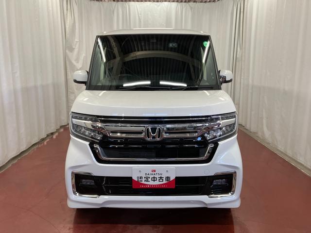 Ｎ−ＢＯＸカスタムＬターボ下取車　ナビ　前後ドラレコ　バックカメラ　ＥＴＣ　シートヒーター　Ｂｌｕｅｔｏｏｔｈ　フルセグＴＶ　ＤＶＤ　両側電動スライドドア　アダプティブクルーズコントロール　パドルシフト　ＬＥＤヘッドライト（長崎県）の中古車