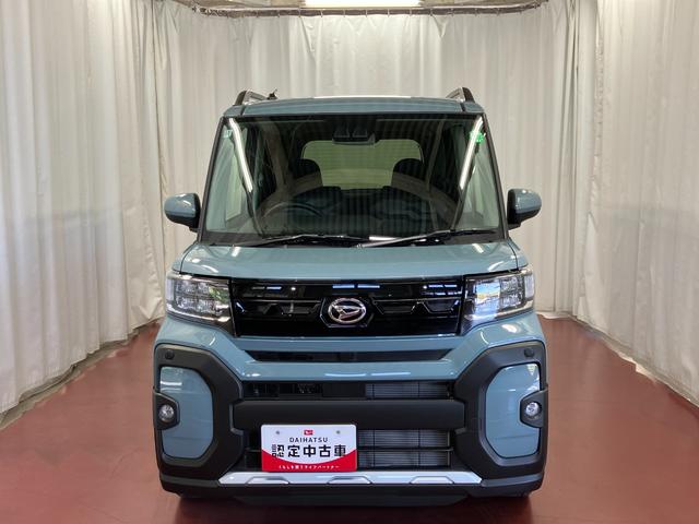 タントファンクロスひょう害車　届出済未使用車　展示車　アイドリングストップ　レーダーブレーキ　１オーナー　両側オートスライドドア　車線逸脱警報　前席シートヒーター　禁煙車　イモビライザー　ＬＥＤライト　スマートキー（長崎県）の中古車