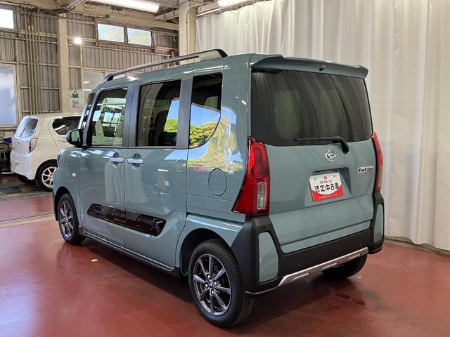 タントファンクロスひょう害車　届出済未使用車　展示車　アイドリングストップ　レーダーブレーキ　１オーナー　両側オートスライドドア　車線逸脱警報　前席シートヒーター　禁煙車　イモビライザー　ＬＥＤライト　スマートキー（長崎県）の中古車