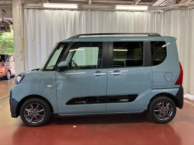 タントファンクロスひょう害車　届出済未使用車　展示車　アイドリングストップ　レーダーブレーキ　１オーナー　両側オートスライドドア　車線逸脱警報　前席シートヒーター　禁煙車　イモビライザー　ＬＥＤライト　スマートキー（長崎県）の中古車