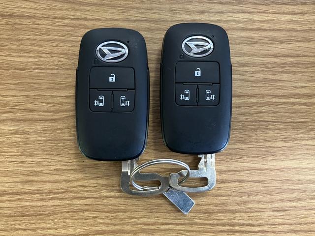 タントファンクロスひょう害車　届出済未使用車　展示車　アイドリングストップ　レーダーブレーキ　１オーナー　両側オートスライドドア　車線逸脱警報　前席シートヒーター　禁煙車　イモビライザー　ＬＥＤライト　スマートキー（長崎県）の中古車