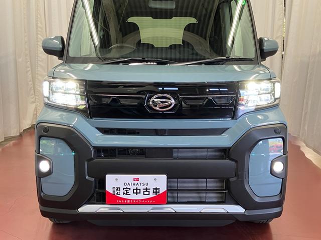 タントファンクロスひょう害車　届出済未使用車　展示車　アイドリングストップ　レーダーブレーキ　１オーナー　両側オートスライドドア　車線逸脱警報　前席シートヒーター　禁煙車　イモビライザー　ＬＥＤライト　スマートキー（長崎県）の中古車