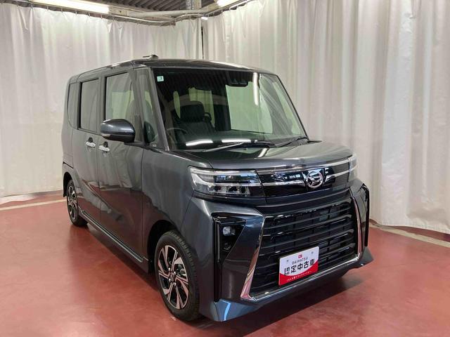 タントカスタムＸ届出済未使用車　元展示車　衝突被害軽減システム　車線逸脱防止　アイドリングストップ　禁煙　ＬＥＤヘッドランプ　１オーナー　シートヒーター　オートマチックハイビーム　電動格納ミラー　スマートキー（長崎県）の中古車