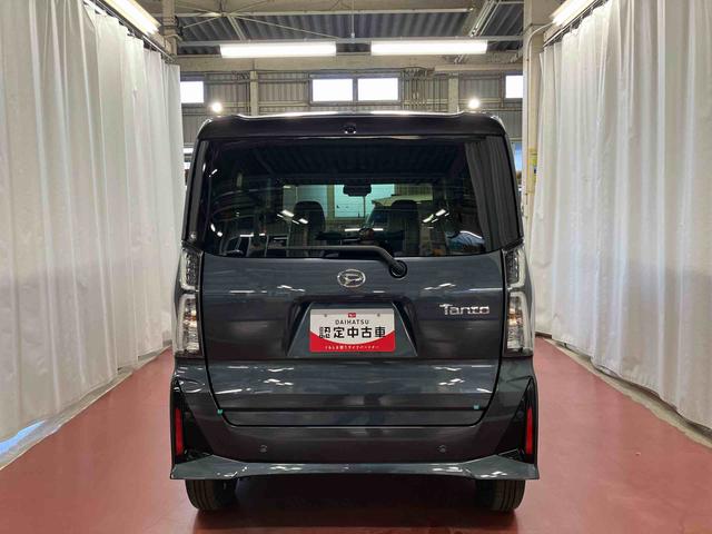 タントカスタムＸ届出済未使用車　元展示車　衝突被害軽減システム　車線逸脱防止　アイドリングストップ　禁煙　ＬＥＤヘッドランプ　１オーナー　シートヒーター　オートマチックハイビーム　電動格納ミラー　スマートキー（長崎県）の中古車