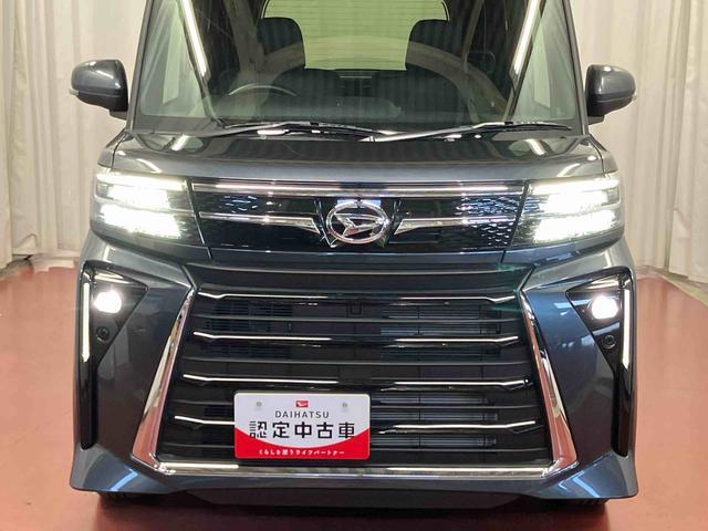 タントカスタムＸ届出済未使用車　元展示車　衝突被害軽減システム　車線逸脱防止　アイドリングストップ　禁煙　ＬＥＤヘッドランプ　１オーナー　シートヒーター　オートマチックハイビーム　電動格納ミラー　スマートキー（長崎県）の中古車