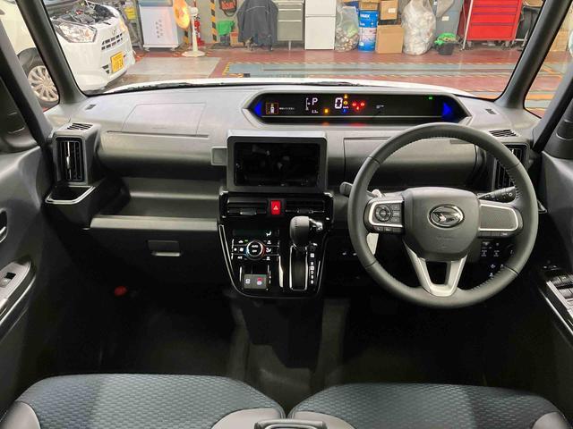 タントカスタムＲＳ届出済未使用車　元展示車　ターボ　衝突被害軽減システム　車線逸脱防止　アイドリングストップ　両側電動スライドドア　禁煙　シートヒーター　オートマチックハイビーム　スマートキー　ＬＥＤヘッドライト（長崎県）の中古車