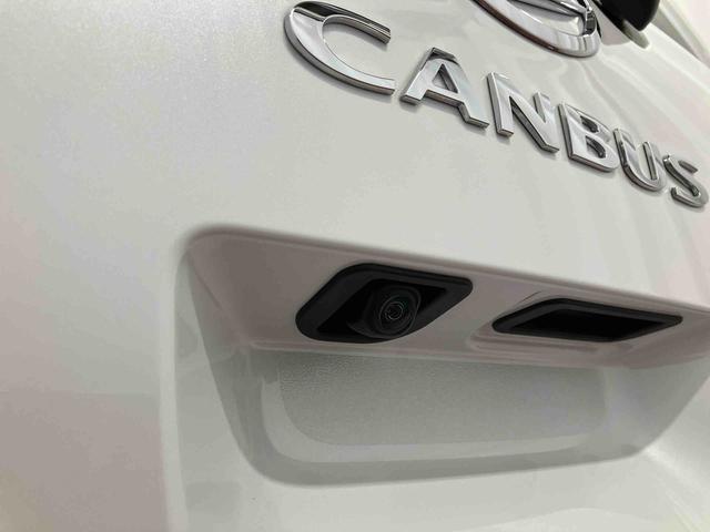 ムーヴキャンバスストライプスＧ届出済未使用車　元展示車　衝突被害軽減システム　両側電動スライドドア　アイドリングストップ　禁煙　スマートキー　プッシュスタート　シートヒーター　スマートキー　ＬＥＤヘッドランプ　衝突安全ボディ（長崎県）の中古車
