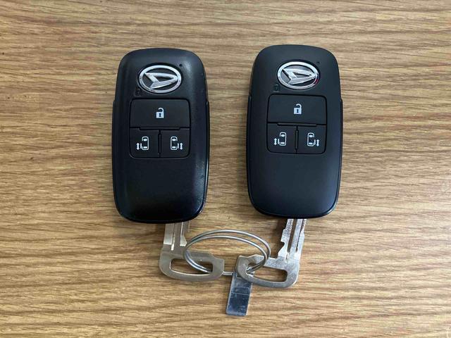 タントファンクロス元試乗車　ナビ　パノラマカメラ　ブルートゥース　ドライブレコーダー　衝突被害軽減システム　両側電動スライドドア　シートヒーター　レーンキープアシスト　ＬＥＤヘッドランプ　オートライト　スマートキー（長崎県）の中古車