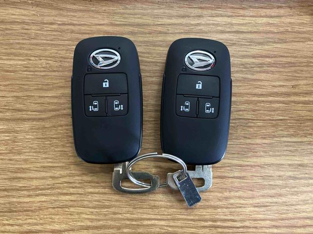 ムーヴキャンバスセオリーＧ届出済未使用車　元展示車　アイドリングストップ　衝突被害軽減システム　電動格納ミラー　ＬＥＤヘッドランプ　シートヒーター　両側電動スライドドア　禁煙　オートライト　１オーナー　車線逸脱警報（長崎県）の中古車