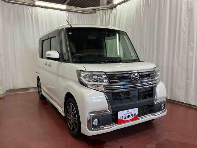タントカスタムRS トップエディションSAIII下取車 ターボ 電動格納ミラー ブルートゥース メモリーナビ シートヒータ バックカメラ レーンアシスト 横滑り防止 LEDヘッドライト エアバッグ フルセグTV 記録簿有 衝突被害軽減システム(長崎県)の中古車