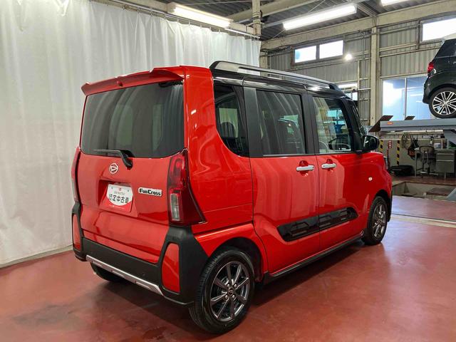 タントファンクロス元試乗車　衝突被害軽減システム　両側電動スライドドア　シートヒーター　１オーナー　オートマチックハイビーム　レーンキープアシスト　ＬＥＤヘッドランプ　スマートキー　オートライト　ベンチシート　アルミ（長崎県）の中古車