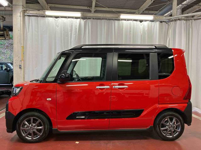 タントファンクロス元試乗車　衝突被害軽減システム　両側電動スライドドア　シートヒーター　１オーナー　オートマチックハイビーム　レーンキープアシスト　ＬＥＤヘッドランプ　スマートキー　オートライト　ベンチシート　アルミ（長崎県）の中古車