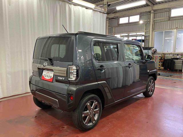 タフトＧ　ダーククロムベンチャー届出済未使用車　元展示車　１オーナー　アダプティブクルーズコントロール　オートマチックハイビーム　ＬＥＤヘッドランプ　レーンキープアシスト　アイドリングストップ　電動格納ミラー　禁煙車　スマートキー（長崎県）の中古車