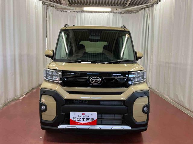 タントファンクロスターボ届出済未使用車　元展示車　ターボ　ディスプレイオーディオ　１オーナー車　ＬＥＤヘッドランプ　シ−トヒ−タ−　車線逸脱警報　スマートキー　衝突安全ボディ　アルミホイール　記録簿　オートマチックハイビーム（長崎県）の中古車