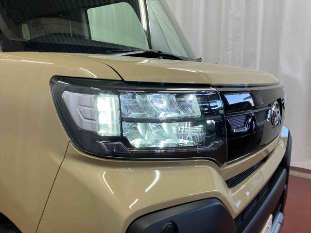 タントファンクロスターボ届出済未使用車　元展示車　ターボ　ディスプレイオーディオ　１オーナー車　ＬＥＤヘッドランプ　シ−トヒ−タ−　車線逸脱警報　スマートキー　衝突安全ボディ　アルミホイール　記録簿　オートマチックハイビーム（長崎県）の中古車