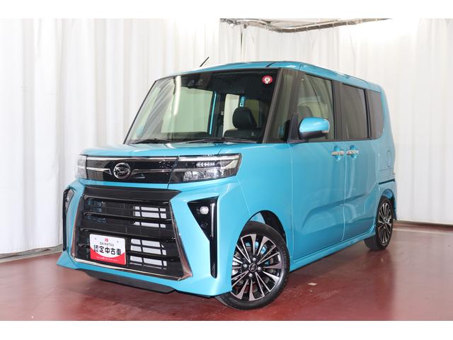 タントカスタムＲＳ１オーナー　届出済未使用車　禁煙　タ−ボ　両側電動スライドドア　アイドリングストップ　シートヒーター　オートライト　スマートキー　ＬＥＤ　セキュリティアラーム　記録簿（長崎県）の中古車