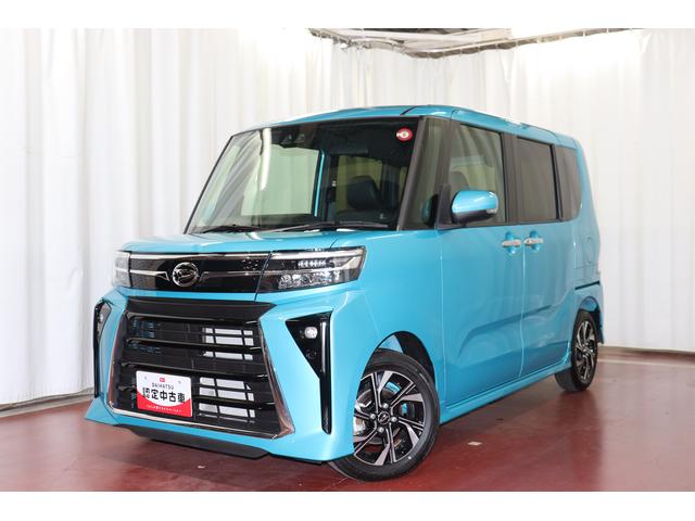 タントカスタムＸ届出済未使用車　１オーナー　禁煙　両側電動スライドドア　アイドリングストップ　シートヒーター　スマートキー　ＬＥＤ　オートライト　盗難防止装置　整備記録簿（長崎県）の中古車