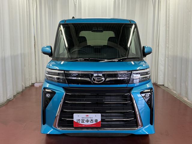 タントカスタムＸ届出済未使用車　展示車　ワンオーナー　禁煙　両側電動スライドドア　スマートキー　衝突防止　アイドリングストップ　シートヒーター　衝突安全ボディ　セキュリティアラーム　整備記録簿（長崎県）の中古車