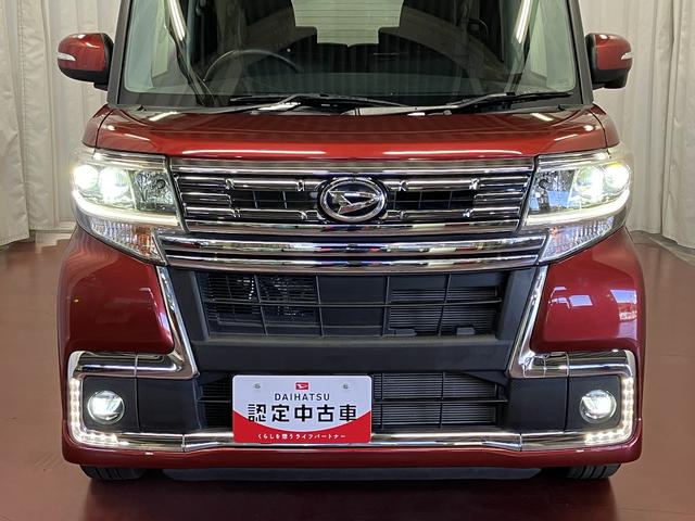 タントカスタムＲＳ　トップエディションＳＡIII下取車　ナビＴＶ　ＤＶＤ再生　Ｂｌｕｅｔｏｏｔｈ　バックカメラ　ターボ車　スマートキー　シートヒーター　車線逸脱警報　両側電動スライドドア　オートライト　アイドリングストップ　盗難防止　整備点検記録簿（長崎県）の中古車