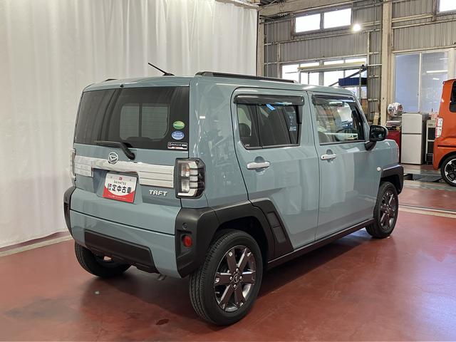 タフトＧターボひょう害車　下取車　ターボエンジン　ナビＴＶ　ＤＶＤ　Ｂｌｕｅｔｏｏｔｈ　ＥＴＣ　ドライブレコーダー　パノラマモニター対応　車線逸脱警報装置　シートヒーター　盗難防止システム　エコアイドル（長崎県）の中古車