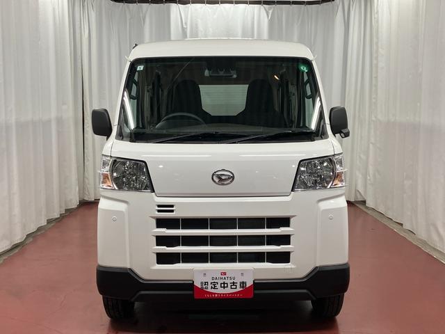 ハイゼットカーゴＤＸ届出済未使用車　展示車　誤発進抑制　禁煙　両側スライド　デュアルエアバッグ　キーフリーシステム　レーンアシスト　横滑り防止機能　ワンオーナー車　安全ボディ　アイドリングストップ　オートライト　記録簿（長崎県）の中古車