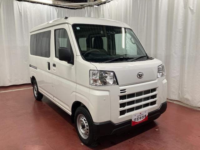 ハイゼットカーゴＤＸ届出済未使用車　展示車　誤発進抑制　禁煙　両側スライド　デュアルエアバッグ　キーフリーシステム　レーンアシスト　横滑り防止機能　ワンオーナー車　安全ボディ　アイドリングストップ　オートライト　記録簿（長崎県）の中古車