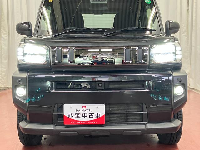 タフトＧターボ下取車　誤発進抑制機能　ナビＴＶ　パノラマモニター対応　電動格納式ドアミラー　ＬＥＤヘッドライ　前席シートヒーター　車線逸脱警報装置　ブルートゥース　盗難防止システム　アルミホイール　ターボエンジン（長崎県）の中古車