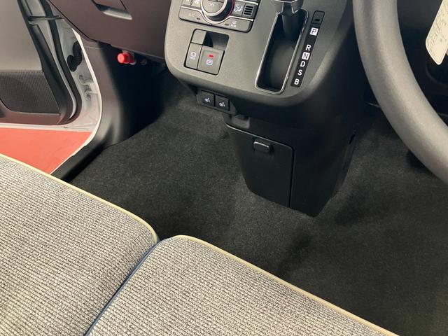 ムーヴキャンバスストライプスＧひょう害車　届出済未使用車　展示車　両側パワードア　スマートキー　軽減ブレーキ　禁煙　セキュリティ　電格ミラー　ＬＥＤライト　レーンキープ　フロントベンチシート　シ−トヒ−タ−（長崎県）の中古車