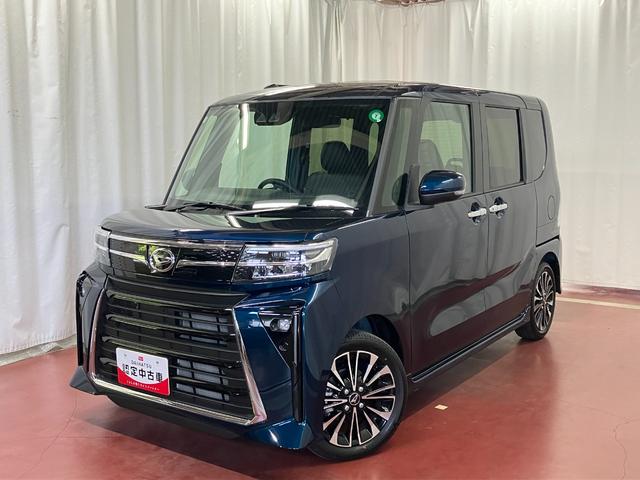 タントカスタムＲＳひょう害車　届出済未使用車　展示車　禁煙　タ−ボ　１オーナー　スマートキー　アルミホイール　ＡＢＳ　エアバック　記録簿　両側パワースライドドア　電格ドアミラー　ＬＥＤライト（長崎県）の中古車