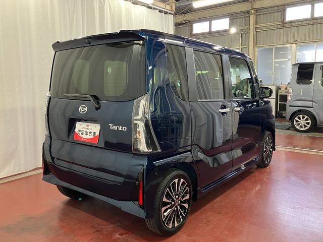 タントカスタムＲＳひょう害車　届出済未使用車　展示車　禁煙　タ−ボ　１オーナー　スマートキー　アルミホイール　ＡＢＳ　エアバック　記録簿　両側パワースライドドア　電格ドアミラー　ＬＥＤライト（長崎県）の中古車
