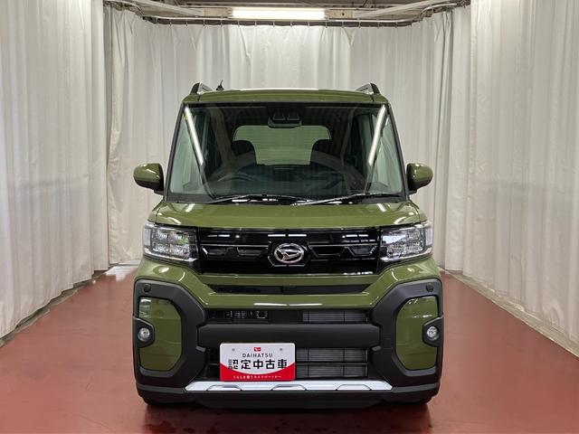 タントファンクロスターボ届出済未使用車　展示車　誤発進抑制機能　車線逸脱警報　電格ミラー　ＥＣＯアイドル　ＬＥＤライト　禁煙　シートヒーター　オートライト　キーフリー　セキュリティアラーム　１オーナー　衝突安全ボディ　アルミ（長崎県）の中古車