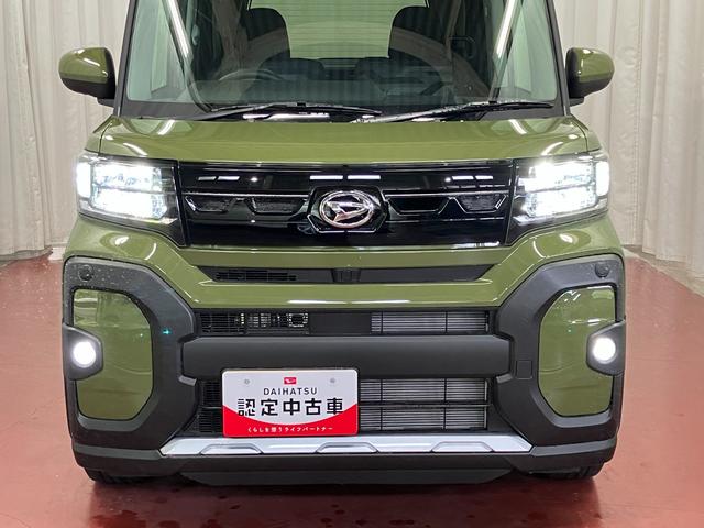 タントファンクロスターボ届出済未使用車　展示車　誤発進抑制機能　車線逸脱警報　電格ミラー　ＥＣＯアイドル　ＬＥＤライト　禁煙　シートヒーター　オートライト　キーフリー　セキュリティアラーム　１オーナー　衝突安全ボディ　アルミ（長崎県）の中古車