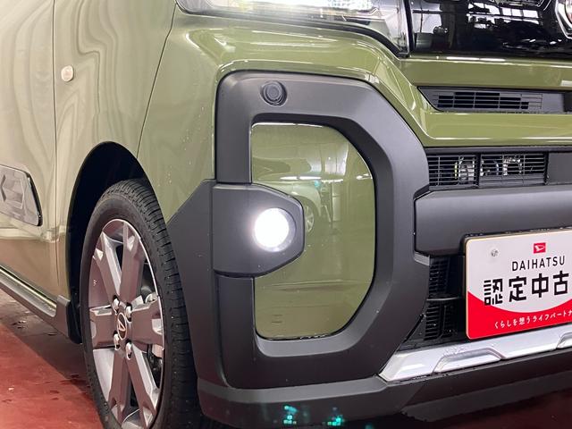 タントファンクロスターボ届出済未使用車　展示車　誤発進抑制機能　車線逸脱警報　電格ミラー　ＥＣＯアイドル　ＬＥＤライト　禁煙　シートヒーター　オートライト　キーフリー　セキュリティアラーム　１オーナー　衝突安全ボディ　アルミ（長崎県）の中古車