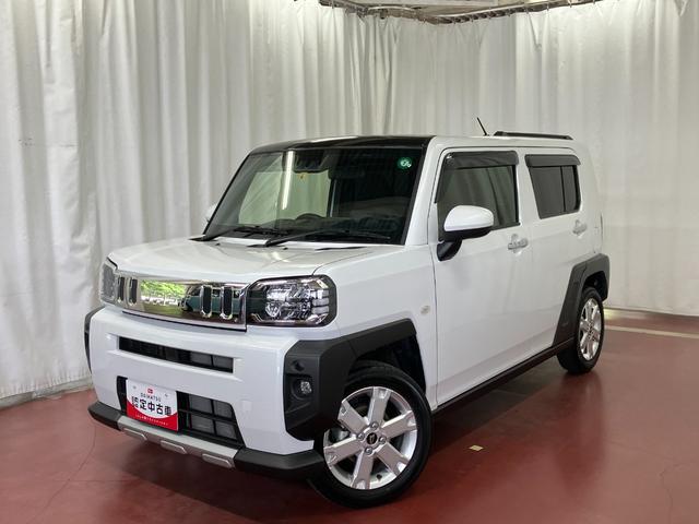 タフトＧターボ　クロムベンチャー下取車　衝突回避支援ブレーキ機能　衝突安全ボディ　オートライト　ターボモデル　盗難防止システム　アダプティブクルーズコントロール　シートヒータ付き　キーフリー　ＬＥＤヘットライト　スマートキー　記録簿（長崎県）の中古車