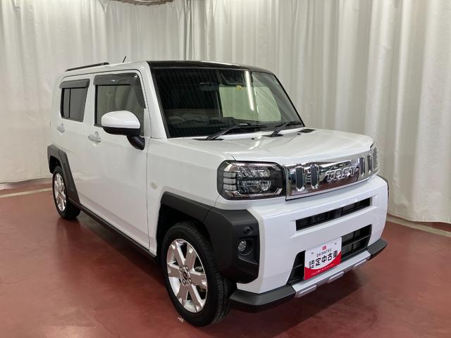 タフトＧターボ　クロムベンチャー下取車　衝突回避支援ブレーキ機能　衝突安全ボディ　オートライト　ターボモデル　盗難防止システム　アダプティブクルーズコントロール　シートヒータ付き　キーフリー　ＬＥＤヘットライト　スマートキー　記録簿（長崎県）の中古車