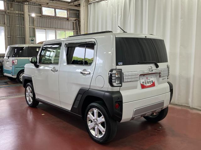 タフトＧターボ　クロムベンチャー下取車　衝突回避支援ブレーキ機能　衝突安全ボディ　オートライト　ターボモデル　盗難防止システム　アダプティブクルーズコントロール　シートヒータ付き　キーフリー　ＬＥＤヘットライト　スマートキー　記録簿（長崎県）の中古車
