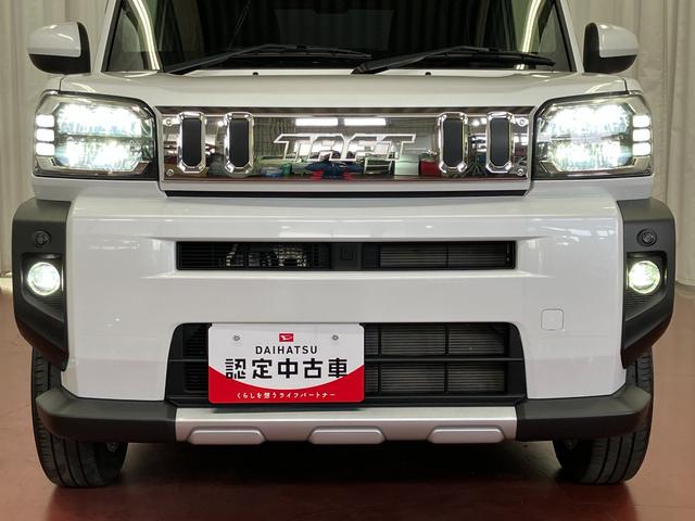 タフトＧターボ　クロムベンチャー下取車　衝突回避支援ブレーキ機能　衝突安全ボディ　オートライト　ターボモデル　盗難防止システム　アダプティブクルーズコントロール　シートヒータ付き　キーフリー　ＬＥＤヘットライト　スマートキー　記録簿（長崎県）の中古車