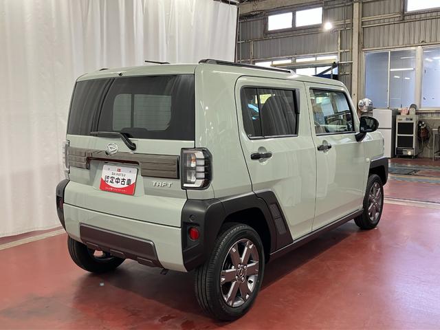 タフトＧ　ダーククロムベンチャーブレーキサポート　１オーナー車　電動格納式ドアミラー　キーフリー　衝突安全ボディ　ＬＥＤヘッドライト　レーンキープアシスト　アイドリングストップ　オートライト　スマートキー　アルミホイール（長崎県）の中古車