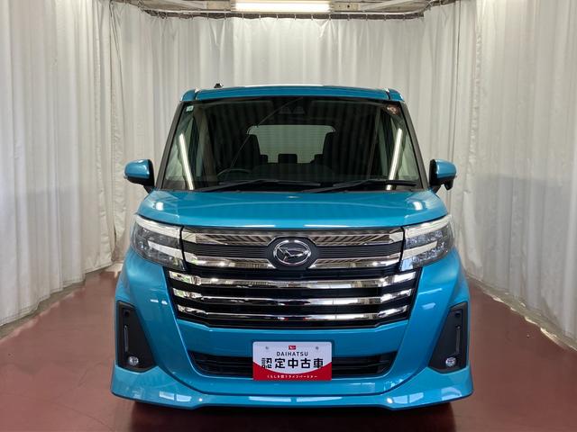 トールカスタムＧひょう害車　元試乗車　盗難防止システム　誤発進抑制機能　電動格納ミラー　エコアイドル　両席エアバック　ＬＥＤランプ　キーフリー　アルミホイール　エアバック　両側自動ドア　ワンオーナー　オートハイビーム（長崎県）の中古車
